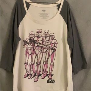 Torrid Star Wars baseball tee plus size